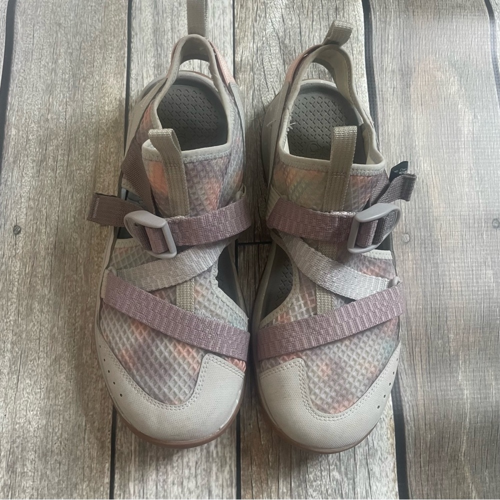Chaco Slides with Back Strapes